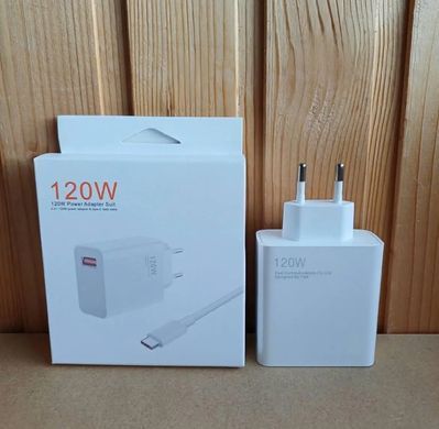 Блок питания 120W с кабелем Type-C Plug • Универсальный адаптер с поддержкой PD и QC