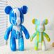 Флюидный медвежонок Fluid Bear Bearbrick с красками · Набор для творчества DIY Мишка Сделай сам, 33 см