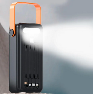 Power Bank SOLAR YM-636CX 80000 mAh с фонарём ∙ Портативный аккумулятор YM-636C на солнечной батарее