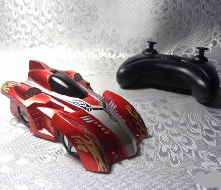 Антигравитационная машинка Wall Climber Racer машина на радиоуправлении которая ездит по стенам и потолку CG01
