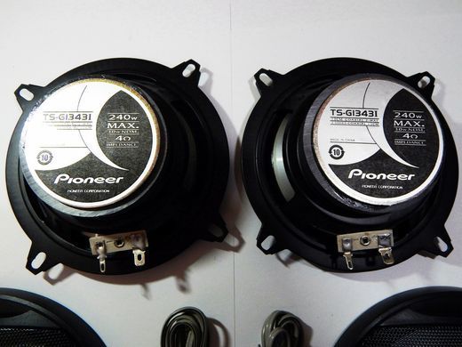 Автомобильная акустика, колонки Pioneer TS-G1343R 2 полосные, 140W