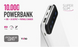 Зовнішній акумулятор Powerway TX10 10000mAh Портативний зарядний пристрій Li-Ion Powerbank Повербанк із цифровим дисплеєм