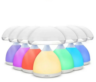 Безопасный детский светильник &ndash; ночник Гриб с мягким светом LED Mushroom Lamp HUIAN HC-868 USB, 7 цветов