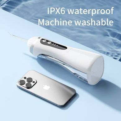 Портативний іригатор для ротової порожнини Find your beauty з USB зарядкою і насадками