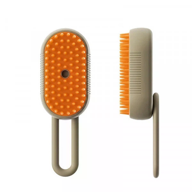 Парова щітка XL-889 для котів і собак &bull; Щітка-гребінець Steamy Brush Pet massage comb XL-889 з розпилювачем і масажними зубцями для вичісування шерсті