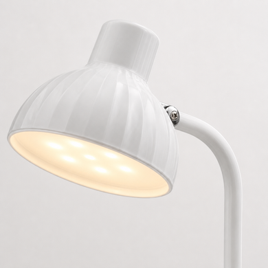 Настольная LED-лампа PM-6612 4 Вт белая &bull; Аккумуляторная настольная лампа PM-6612 1500 мАч с Type-C, сенсорным управлением и гибкой ножкой 360&deg;