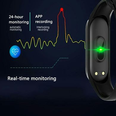 Фитнес браслет Smart Band M4 Смарт-трекер пульса, давления, сердечного ритма, шагомер Умные часы