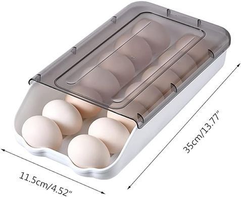 Контейнер - лоток для хранения яиц EGG TRAY Органайзер для холодильника на 14 яиц