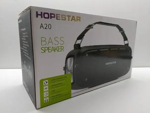 Беспроводная колонка Hopestar A20 55ВТ влагостойкая портативная мощная bluetooth колонка IPX6