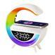 Смарт-лампа G-Smart G-11 RGB 4в1 &bull; Настольная лампа-ночник G-Smart G-11 с Bluetooth-колонкой, будильником и беспроводной зарядкой 15 Вт