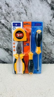 Набор инструментов для ремонта Tool Kit Set 13776-3 ∙ Мини-набор для ремонта и бытовых работ Tool Kit Set 13776-3