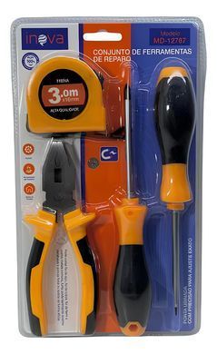 Набор инструментов для ремонта Tool Kit Set 13776-3 ∙ Мини-набор для ремонта и бытовых работ Tool Kit Set 13776-3