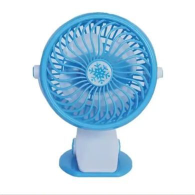 Вентилятор Мини USB с прищепкой Mini fan LY-582 &bull; Портативный настольный вентилятор с аккумулятором и креплением