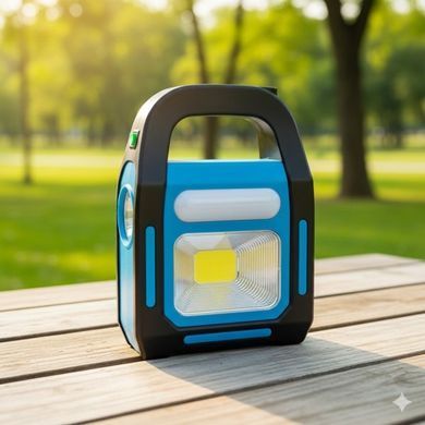Фонарь кемпинг переносной HB-9707A-1LED+COB+LED ∙ Многофункциональный туристический фонарь HB-9707A