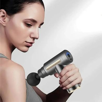 Перкуссионный массажер для шеи головы и ног Massage Gun XL-1011 &bull; Электрический массажный пистолет
