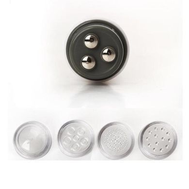 Мини массажёр для лица с 4 насадками Mini Massager PR3