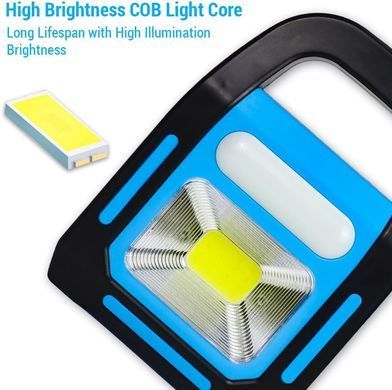 Фонарь кемпинг переносной HB-9707A-1LED+COB+LED ∙ Многофункциональный туристический фонарь HB-9707A