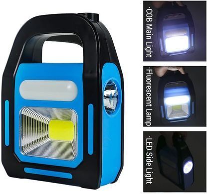 Фонарь кемпинг переносной HB-9707A-1LED+COB+LED ∙ Многофункциональный туристический фонарь HB-9707A