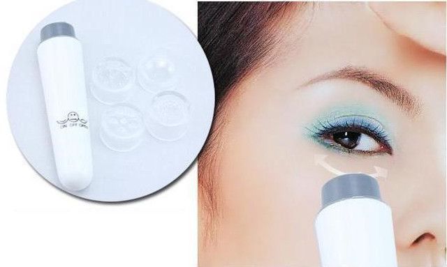 Мини массажёр для лица с 4 насадками Mini Massager PR3