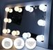 LED лампочки для подсветки гримерного зеркала VANITY MIRROR LIGHTS на липучках ∙ Освещение для макияжа с регулировкой яркости ∙ 10 ламп ∙ 3 режима ∙ USB