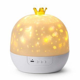 Детский ночник-проектор MA697 с Bluetooth и пультом &bull; Светодиодный ночник-светильник со встроенным динамиком, регулировкой яркости и несколькими режимами света для детской комнаты