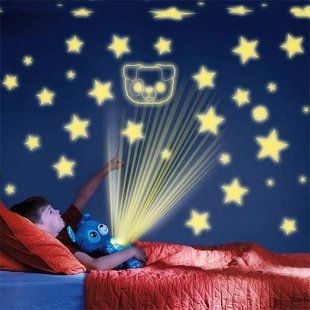 Детский ночник &ndash; проектор звёздного неба в форме мягкой игрушки Dream Lites ∙ Светящаяся мягкая игрушка ∙ 7 цветов LED подсветки