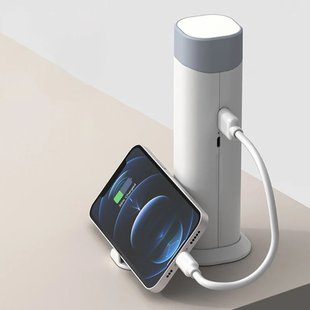 Ліхтар із функцією PowerBank ємністю 20000 мАг · Портативний бездротовий світлодіодний світильник з підзарядкою для телефону