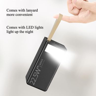 Мобільна зарядка UNITECH U86A 50000mAh 22.5W зі швидкою зарядкою ∙ Портативний акумулятор Power Bank UNITECH U86A 50000mAh