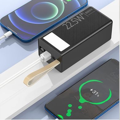 Мобільна зарядка UNITECH U86A 50000mAh 22.5W зі швидкою зарядкою ∙ Портативний акумулятор Power Bank UNITECH U86A 50000mAh