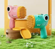 Детский автоматический пистолет-пулемет для мыльных пузырей Bubble Blaster AND 636-73 &bull; Игрушка Bubble Gun для улицы, праздников и активных игр