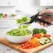 Кухонные ножницы Clever Cutter 2 в 1 из нержавеющей стали &bull; Многофункциональные кухонные ножницы Clever Cutter 2 в 1 для быстрой нарезки продуктов