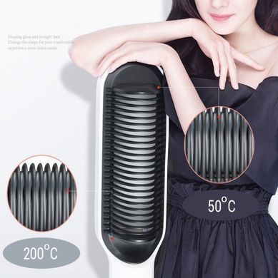 Расческа &ndash; выпрямитель Hair Straightener 909B для выпрямления волос ∙ Утюжок щетка с турмалиновым покрытием ∙ 6 температурных режимов