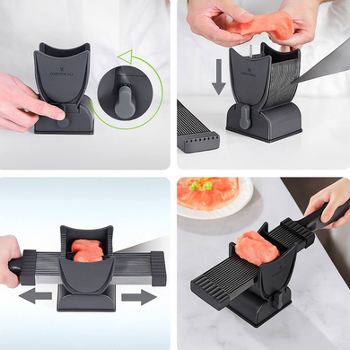 Ручной слайсер для мяса Fresh Meat Slicer &bull; Устройство для нарезки свежего мяса, рыбы и продуктов ровными ломтиками