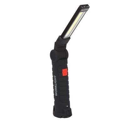 Універсальний перезаряджуваний ліхтар WorkLight W52 з магнітом і гачком ∙ Багатофункціональний LED ліхтар W-52-SMD+COB