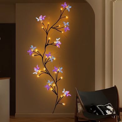 Гірлянда Метелики KAR289 1,5 м 30 LED USB &bull; Світлодіодна гірлянда KAR289 для стіни та інтер'єру з теплим білим світлом