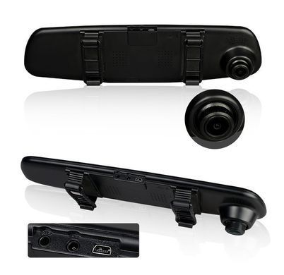 Видеорегистратор - зеркало Dvr L9000 Full HD Автомобильный регистратор с двумя камерами