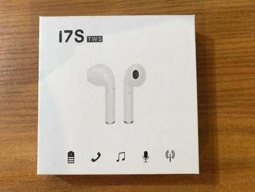 Bluetooth наушники i7S. Беспроводные наушники Блютуз гарнитура AirPods CG08