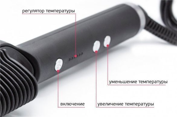 Расческа &ndash; выпрямитель Hair Straightener 909B для выпрямления волос ∙ Утюжок щетка с турмалиновым покрытием ∙ 6 температурных режимов
