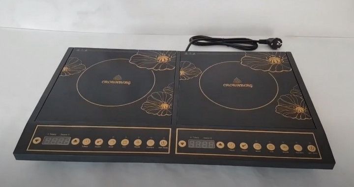 Настольная плита индукционная на две конфорки Crownberg&nbsp;CB 1328