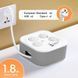 Сетевой удлинитель-фильтр A107/PNS-05 белый 4 м с LED-индикатором, 4 розетками 220V, 2 USB и PD Type-C &bull; Разветвитель питания для дома, офиса и зарядки гаджетов