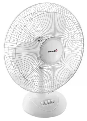 Вентилятор підлоговий DOMOTEC MS-1626 White &bull; Побутовий вентилятор для дому, офісу та кімнати &bull; Потужний вентилятор для охолодження і циркуляції повітря