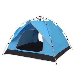 Палатка автоматическая G-Tent 210&times;210&times;125 см &bull; Туристическая кемпинговая палатка на 2&ndash;3 человек с водостойкой тканью и мгновенной установкой