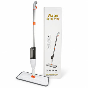 Швабра с распылителем Spray Mop1 для влажной уборки с микрофиброй &bull; Швабра-спрей Spray Mop1 с резервуаром для воды и поворотной насадкой 360&deg;