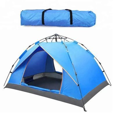 Намет автоматичний G-Tent 210&times;210&times;125 см &bull; Туристичний кемпінговий намет на 2&ndash;3 особи з водостійкою тканиною та миттєвим встановленням