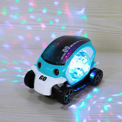Машинка дитяча з LED підсвіткою та обертанням Toy AND CX-865 інтерактивна світна іграшкова машинка для дітей з прозорим корпусом та ефектом руху &bull; Світна машинка Toy AND CX-865