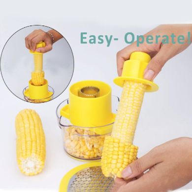 Терка с контейнером Corn Stripper с насадкой для очистки початков кукурузы