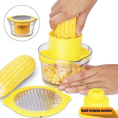 Терка з контейнером Corn Stripper з насадкою для очищення качанів кукурудзи