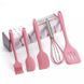 Набор аксессуаров для кухни из 5 предметов EASY Kitchen silicone set ∙ Набор кухонных силиконовых лопаток + венчик + кисточка в комплекте