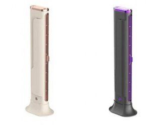 Настольный вентилятор F3 Tower Fan аккумуляторный &bull; Портативный башенный вентилятор F3 Tower Fan с 3 скоростями, автоповоротом и USB-зарядкой