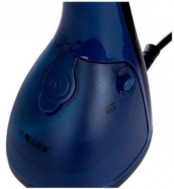 Відпарювач ручний&nbsp;вертикальний&nbsp;HAEGER HG-1269 Портативна&nbsp;парова&nbsp;праска ∙ Швидке нагрівання ∙ 1370W